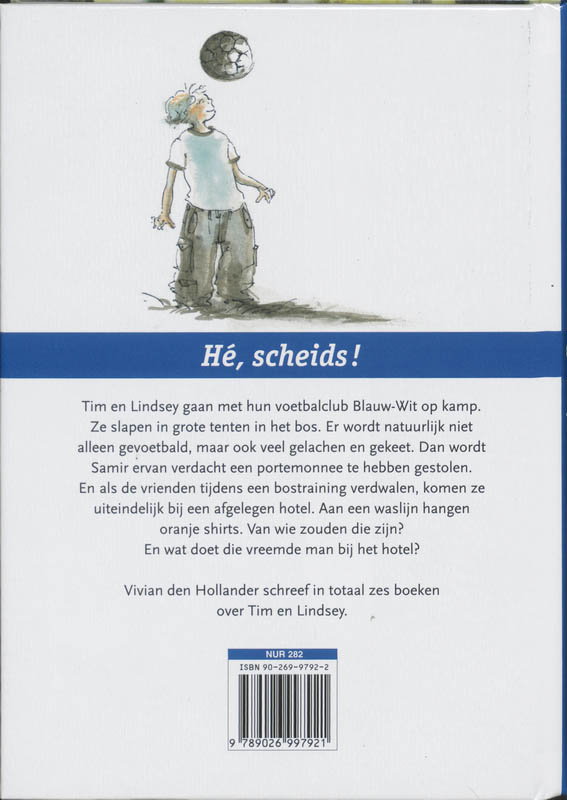 Achterkant van He, scheids!