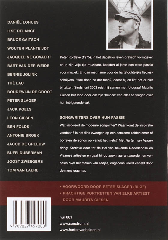 Achterkant van Harten van helden