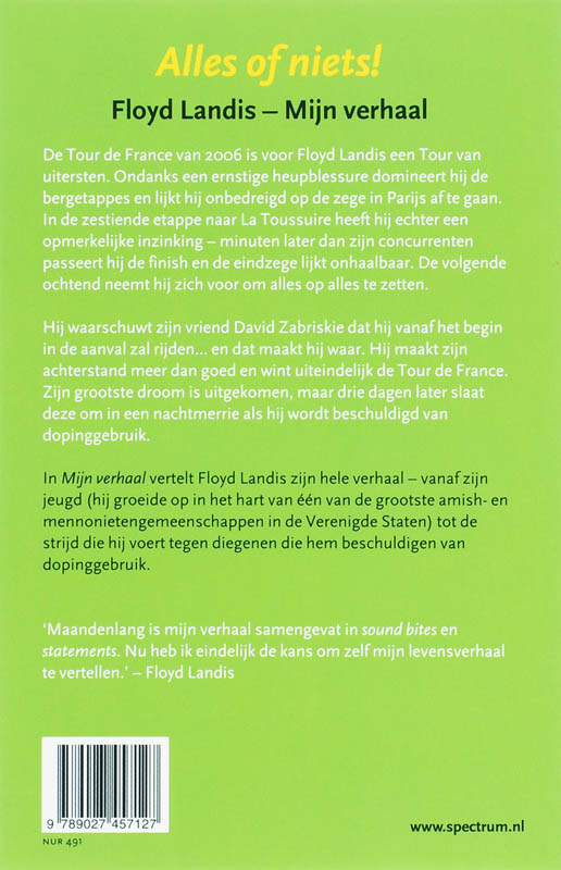 Achterkant van Mijn verhaal