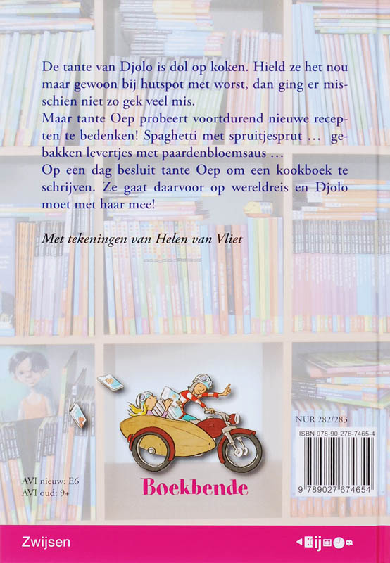 Achterkant van Het verschikkelijke kookboek van tante Oep
