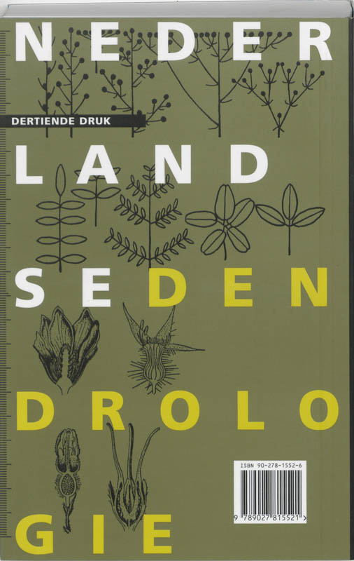 Achterkant van Nederlandse dendrologie