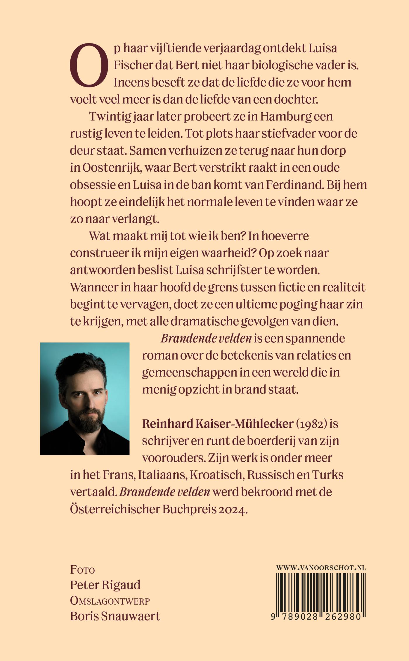Achterkant van Brandende velden