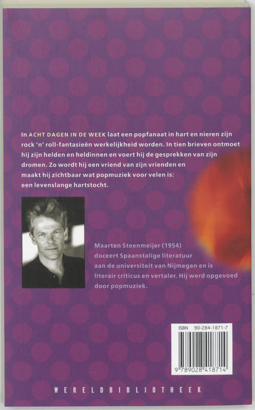 Achterkant van Acht dagen in de week