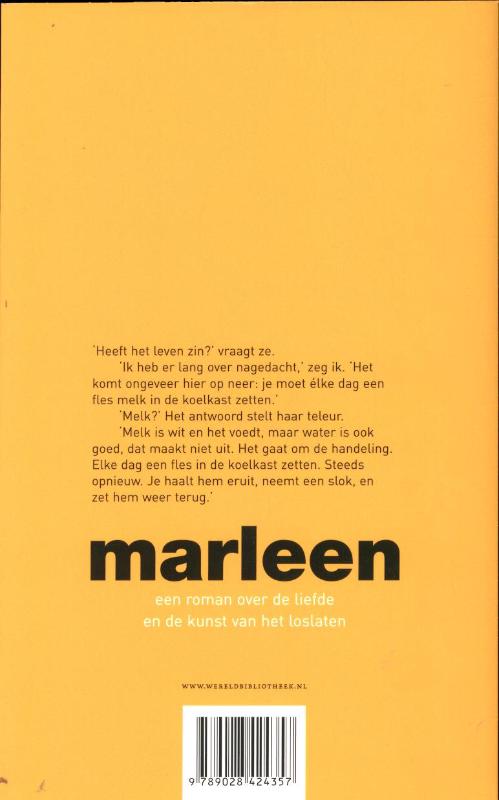 Achterkant van Marleen