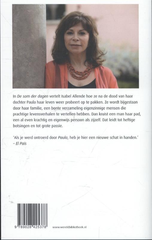 Achterkant van De som der dagen