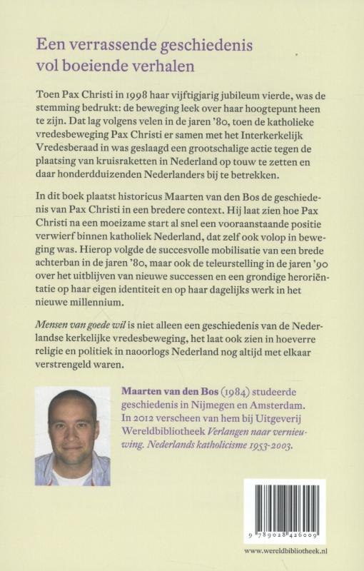 Achterkant van Mensen van goede wil