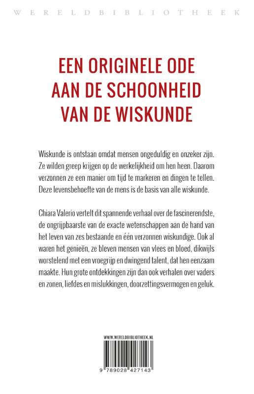 Achterkant van Een menselijke geschiedenis van de wiskunde