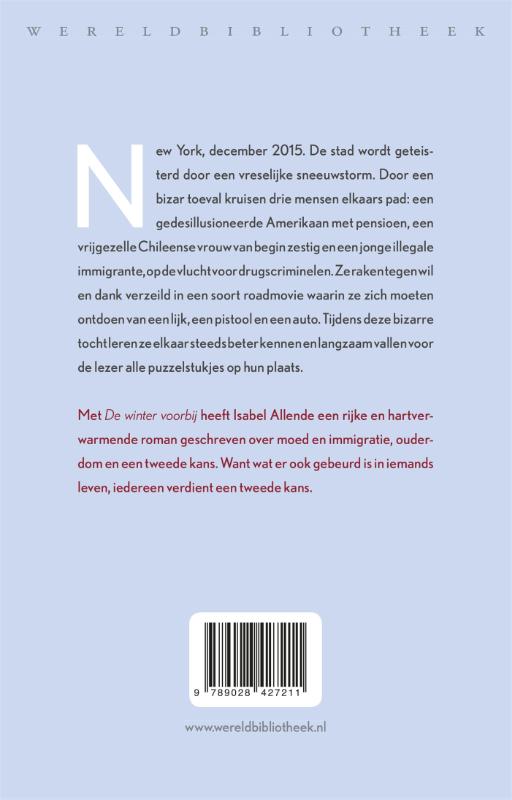 Achterkant van De winter voorbij