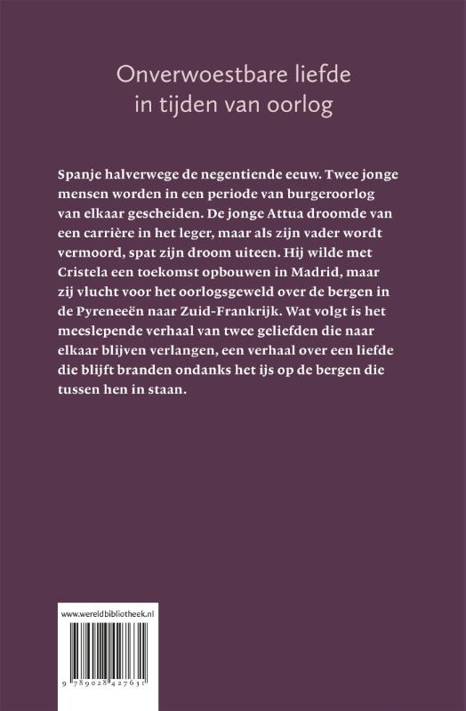 Achterkant van Als vuur in het ijs