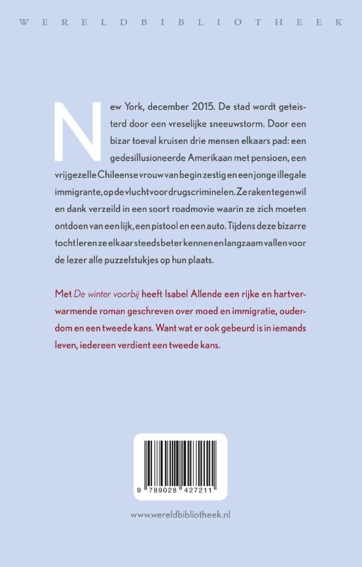 Achterkant van De winter voorbij