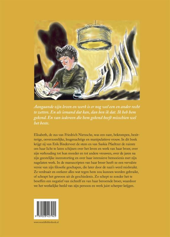 Achterkant van Aldus sprak Nietzsches zuster