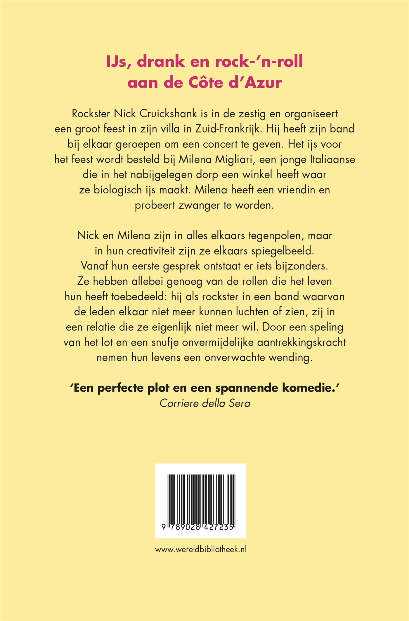 Achterkant van Het onvolmaakte wonder