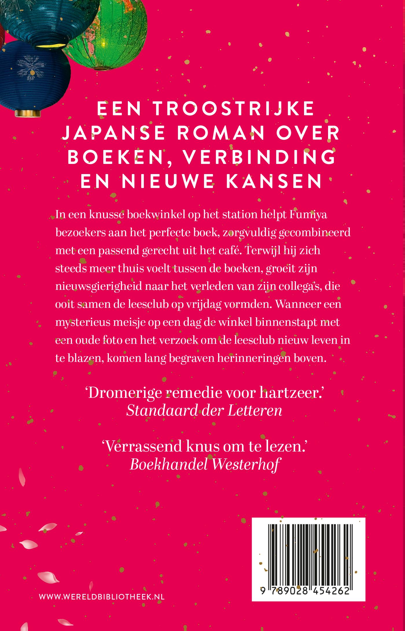 Achterkant van De leesclub op vrijdag