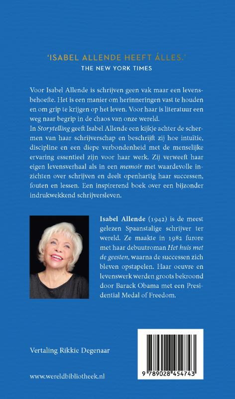 Achterkant van Storytelling