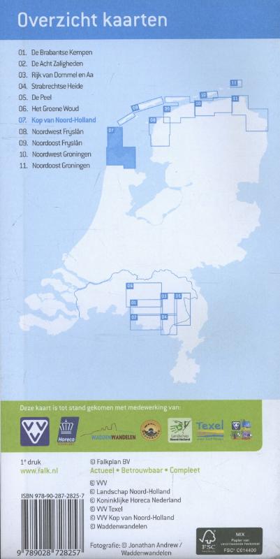 Achterkant van Kop van Noord-Holland met Texel