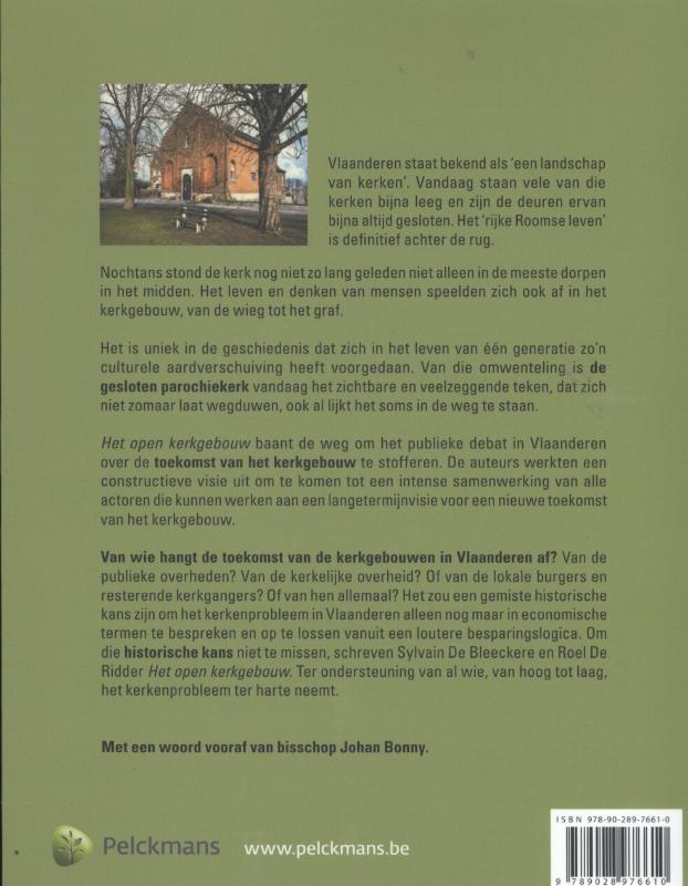 Achterkant van Het open kerkgebouw
