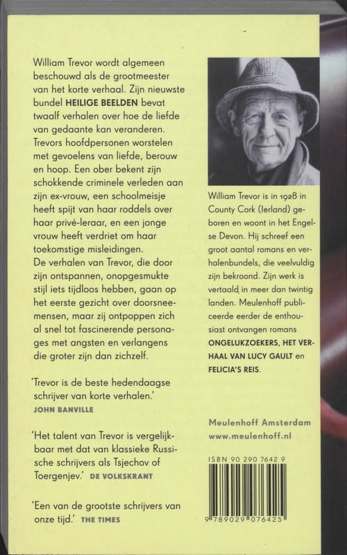 Achterkant van Heilige beelden