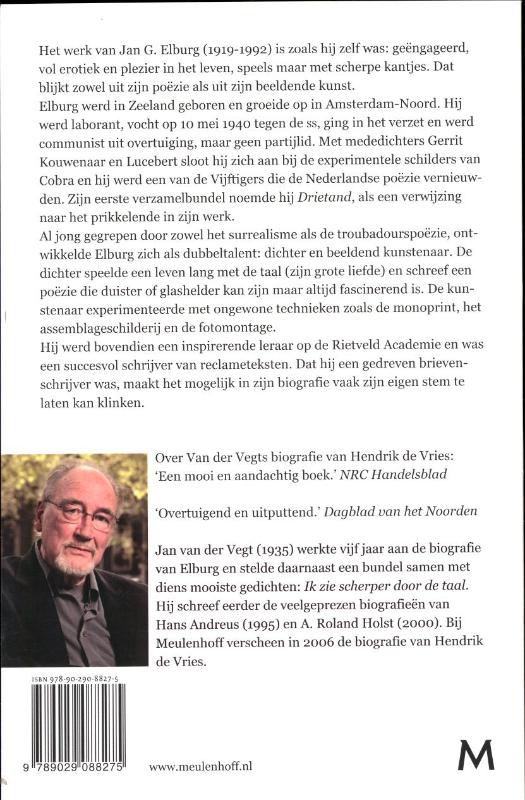 Achterkant van De man met de drietand