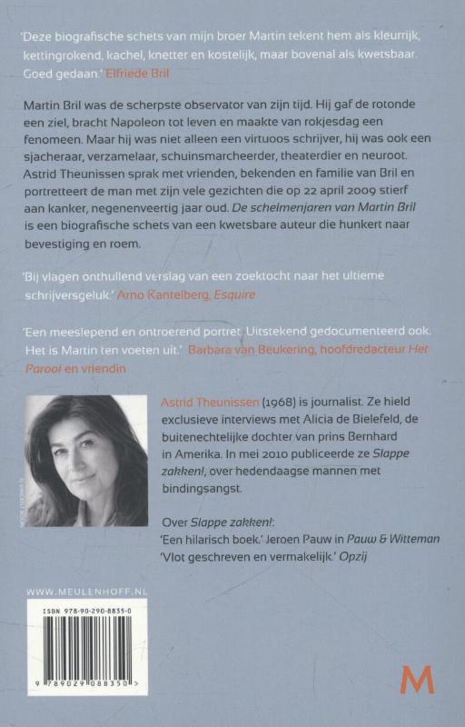 Achterkant van De schelmenjaren van Martin Bril