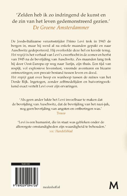Achterkant van Het respijt