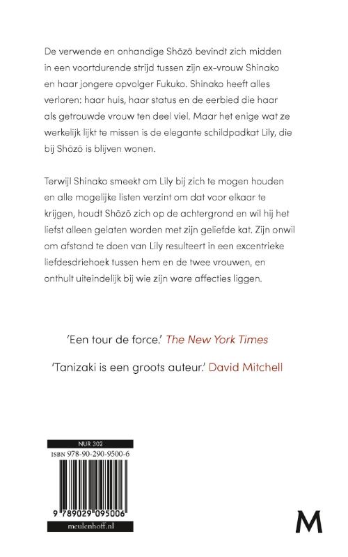 Achterkant van Een kat, een man en twee vrouwen