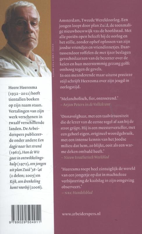 Achterkant van Een jongen uit plan Zuid '38 - '46