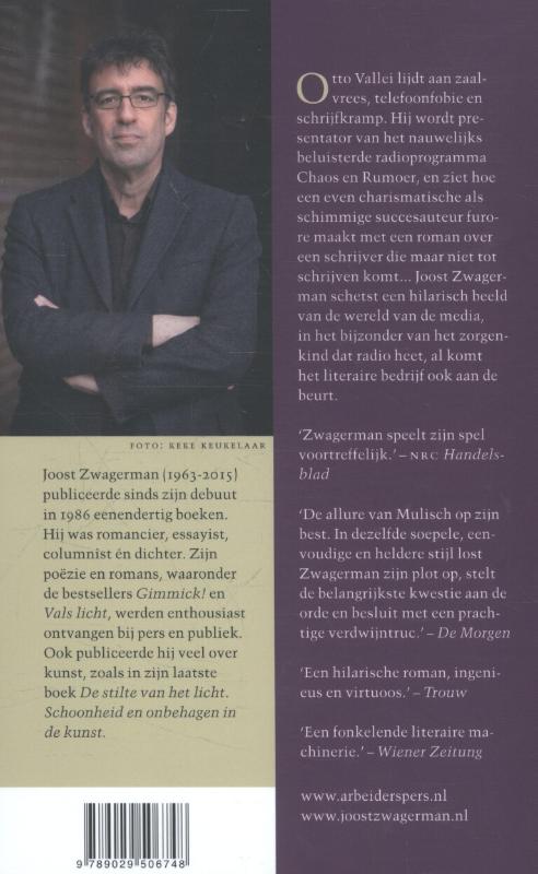 Achterkant van Chaos en rumoer