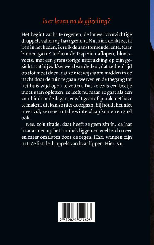 Achterkant van Want de avond