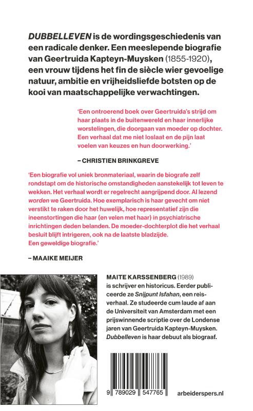 Achterkant van Dubbelleven