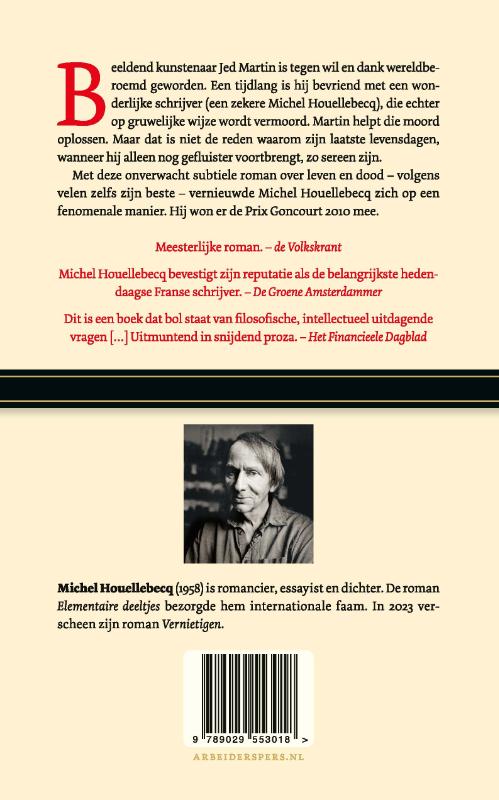 Achterkant van De kaart en het gebied