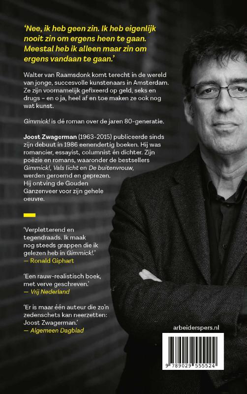 Achterkant van Gimmick!