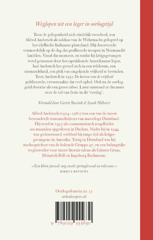 Achterkant van De kersen van de vrijheid