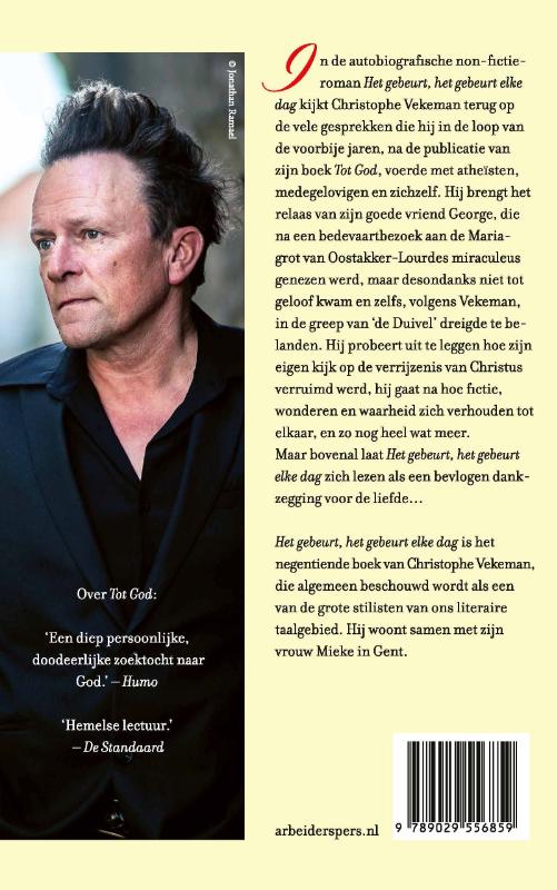 Achterkant van Het gebeurt, het gebeurt elke dag