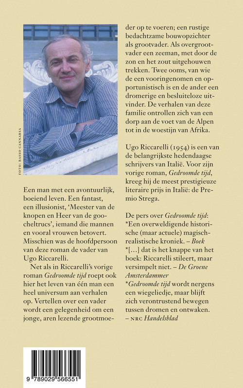 Achterkant van Een zee van niets