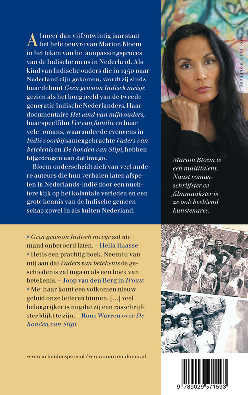Achterkant van Indie voorbij