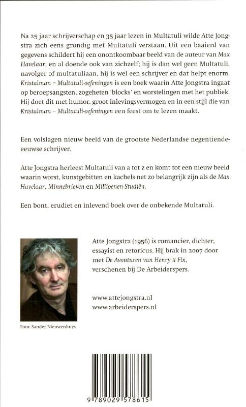 Achterkant van Kristalman