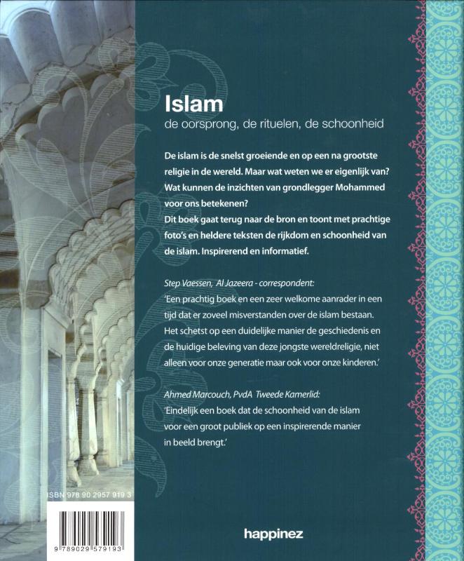 Achterkant van Happinez: Islam