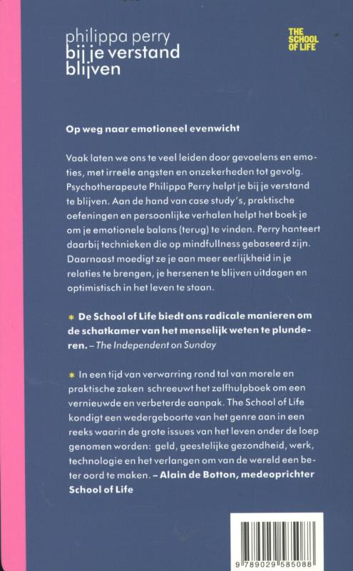 Achterkant van Bij je verstand blijven