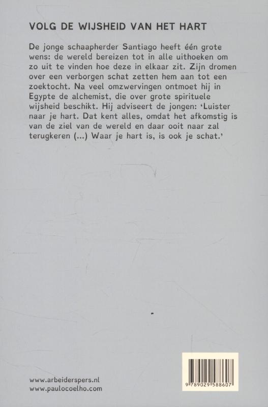 Achterkant van De alchemist