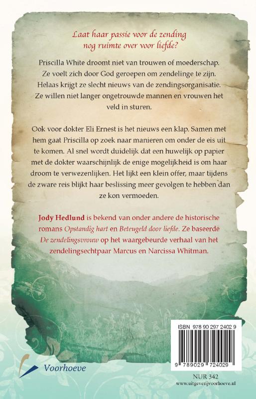 Achterkant van De zendelingsvrouw