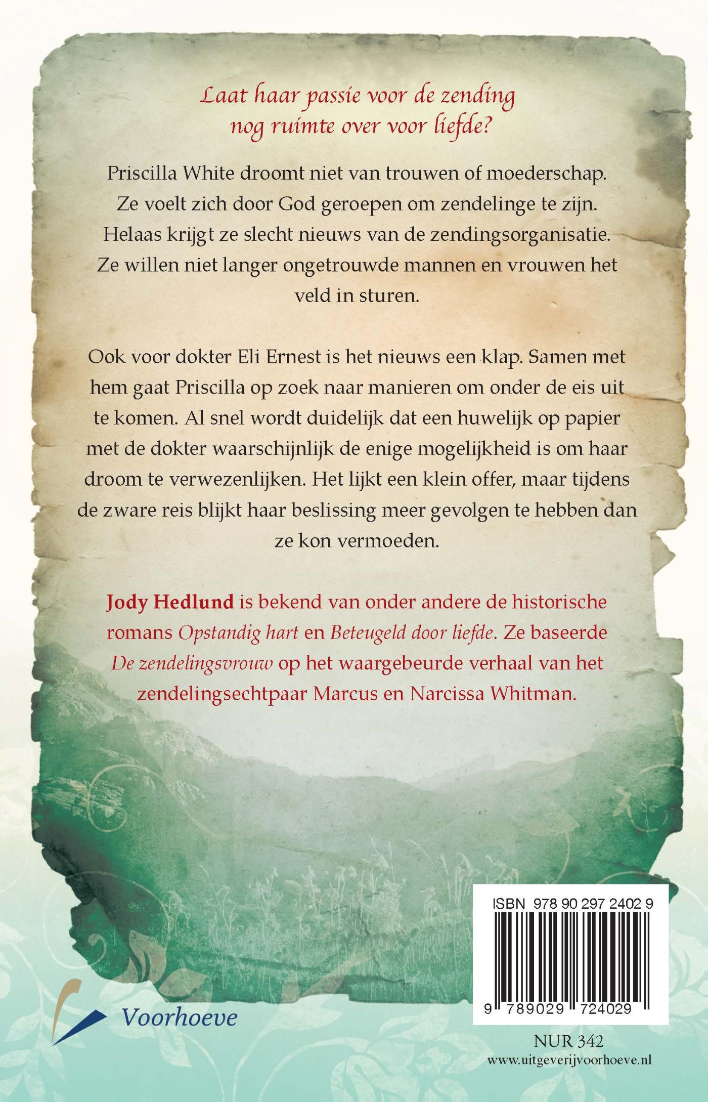 Achterkant van De zendelingsvrouw
