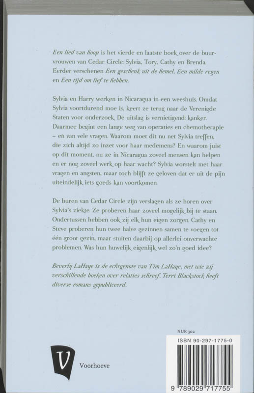 Achterkant van Een lied van hoop