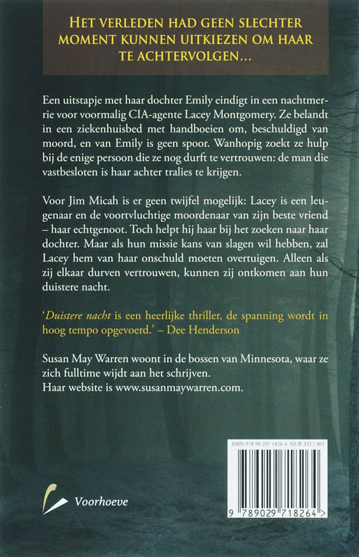 Achterkant van Duistere nacht