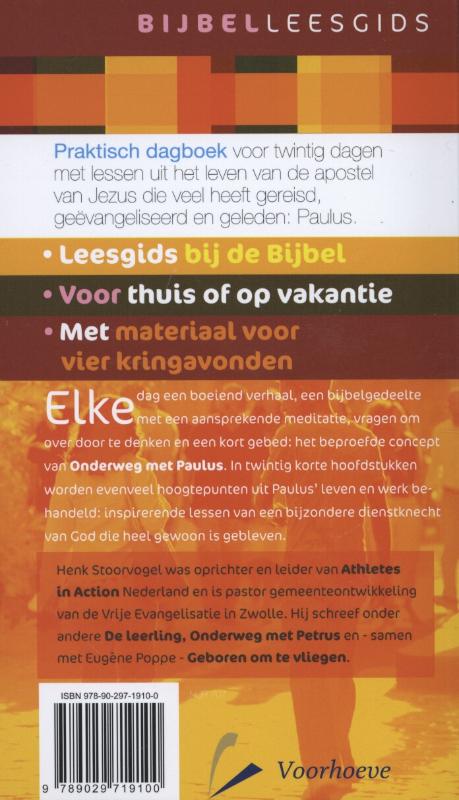 Achterkant van Onderweg met Paulus