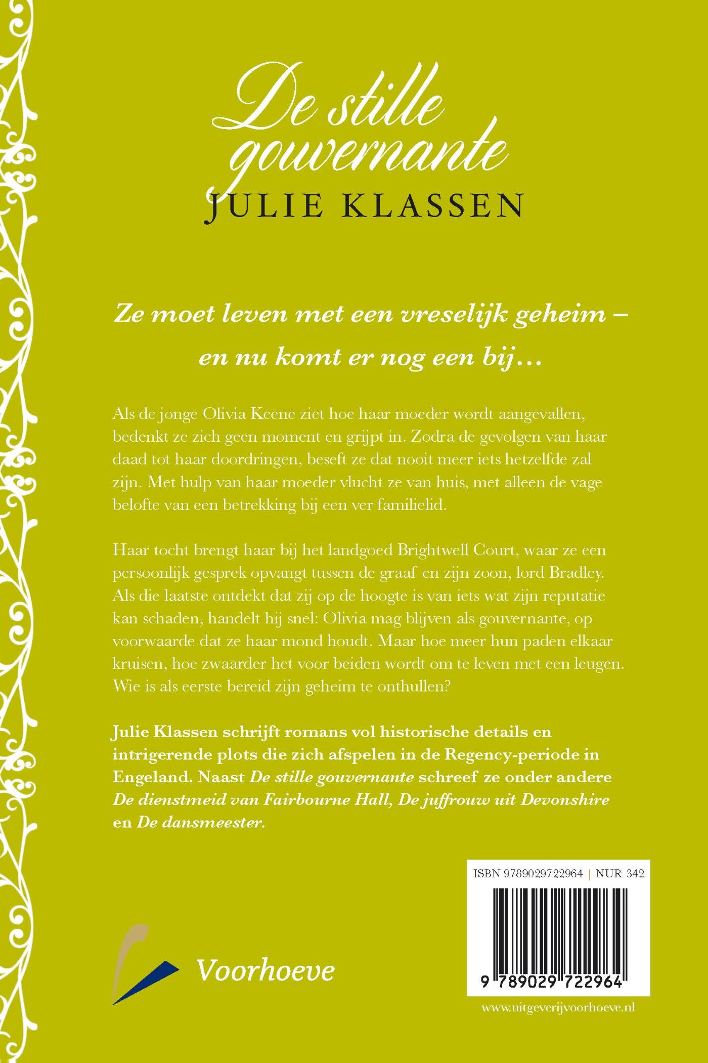 Achterkant van De stille gouvernante