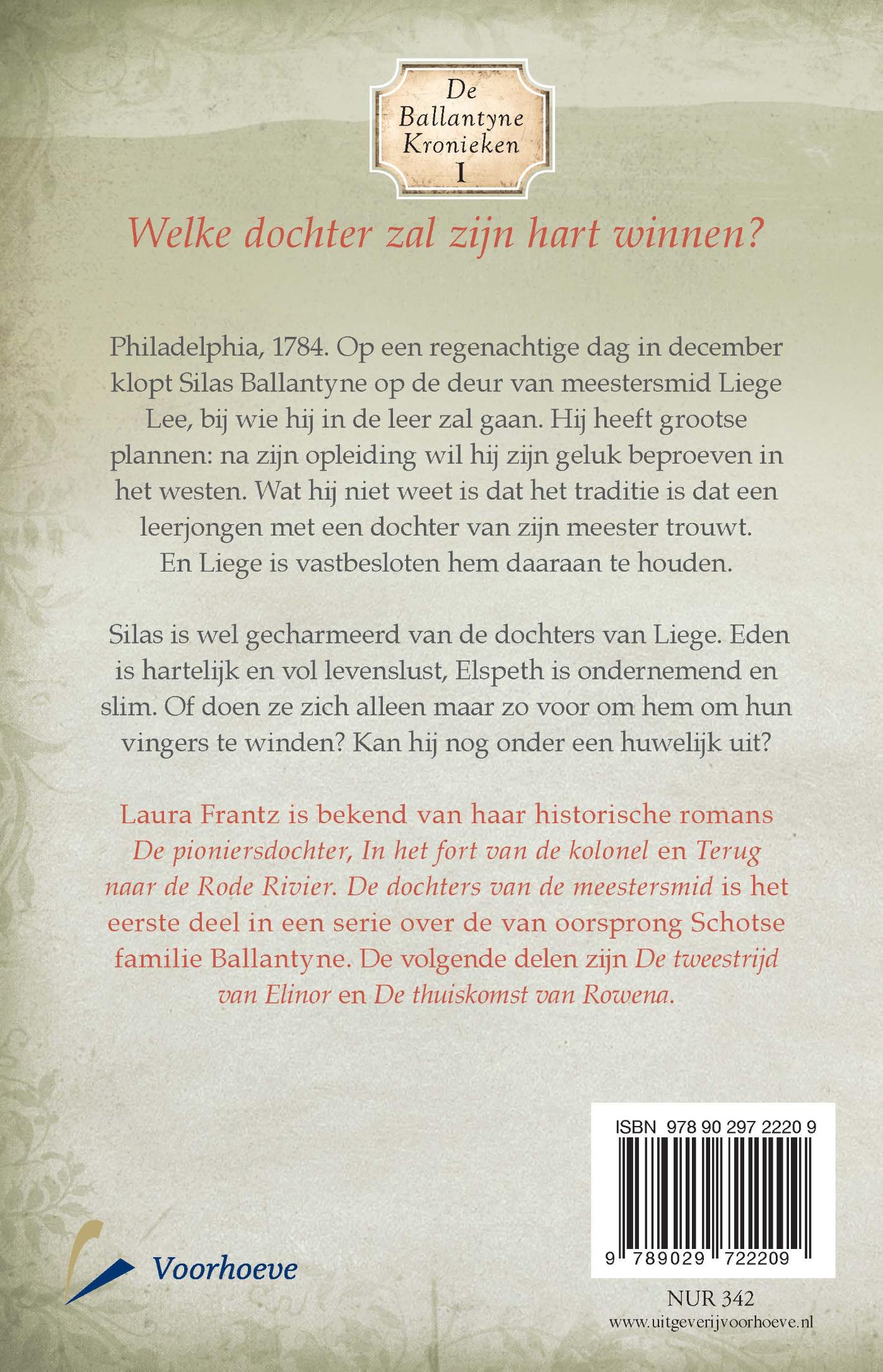 Achterkant van De dochters van de meestersmid - Ballantyne Kronieken 1