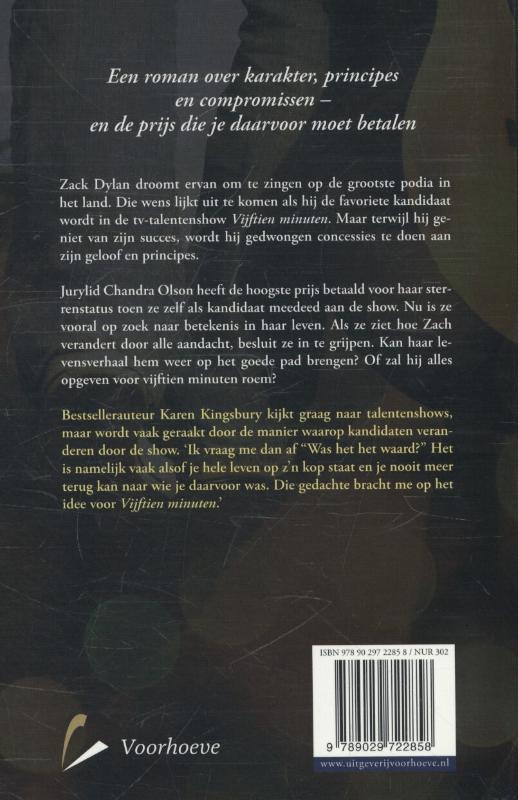 Achterkant van Vijftien minuten