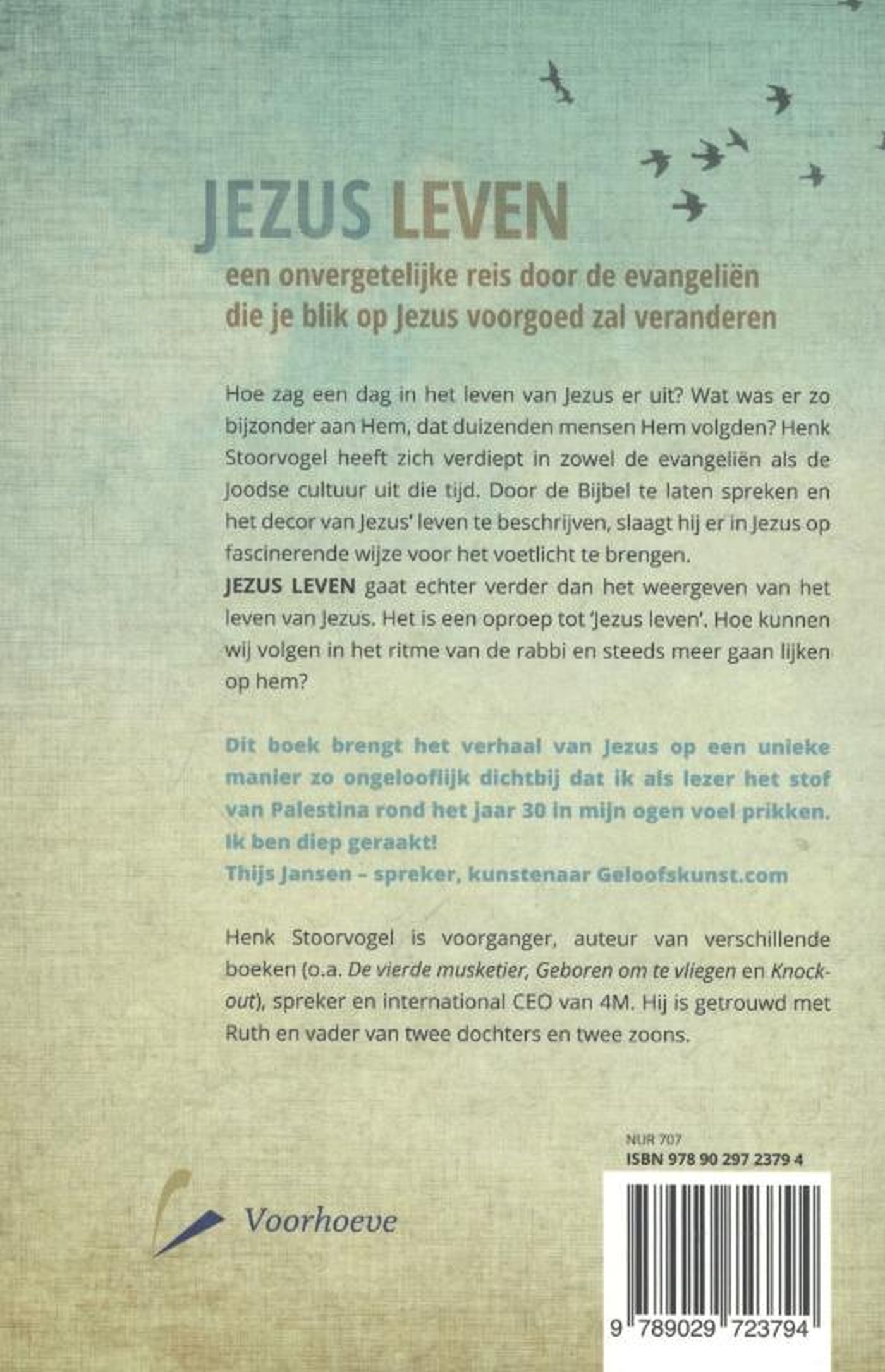 Achterkant van Jezus leven