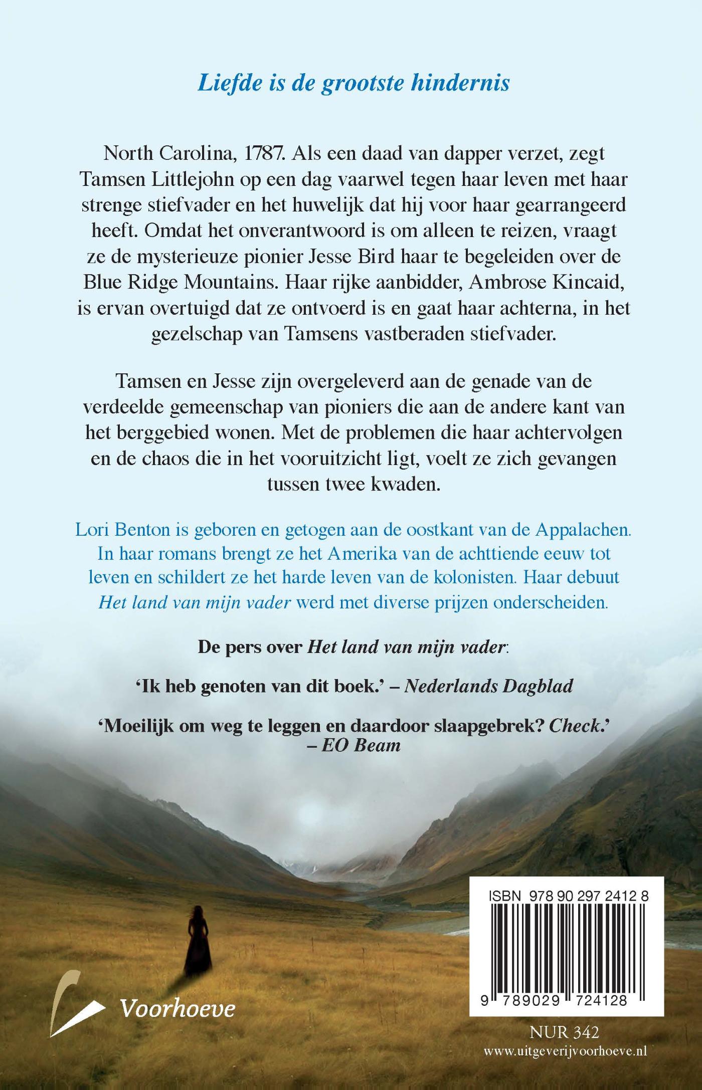 Achterkant van Samen over de blauwe bergen