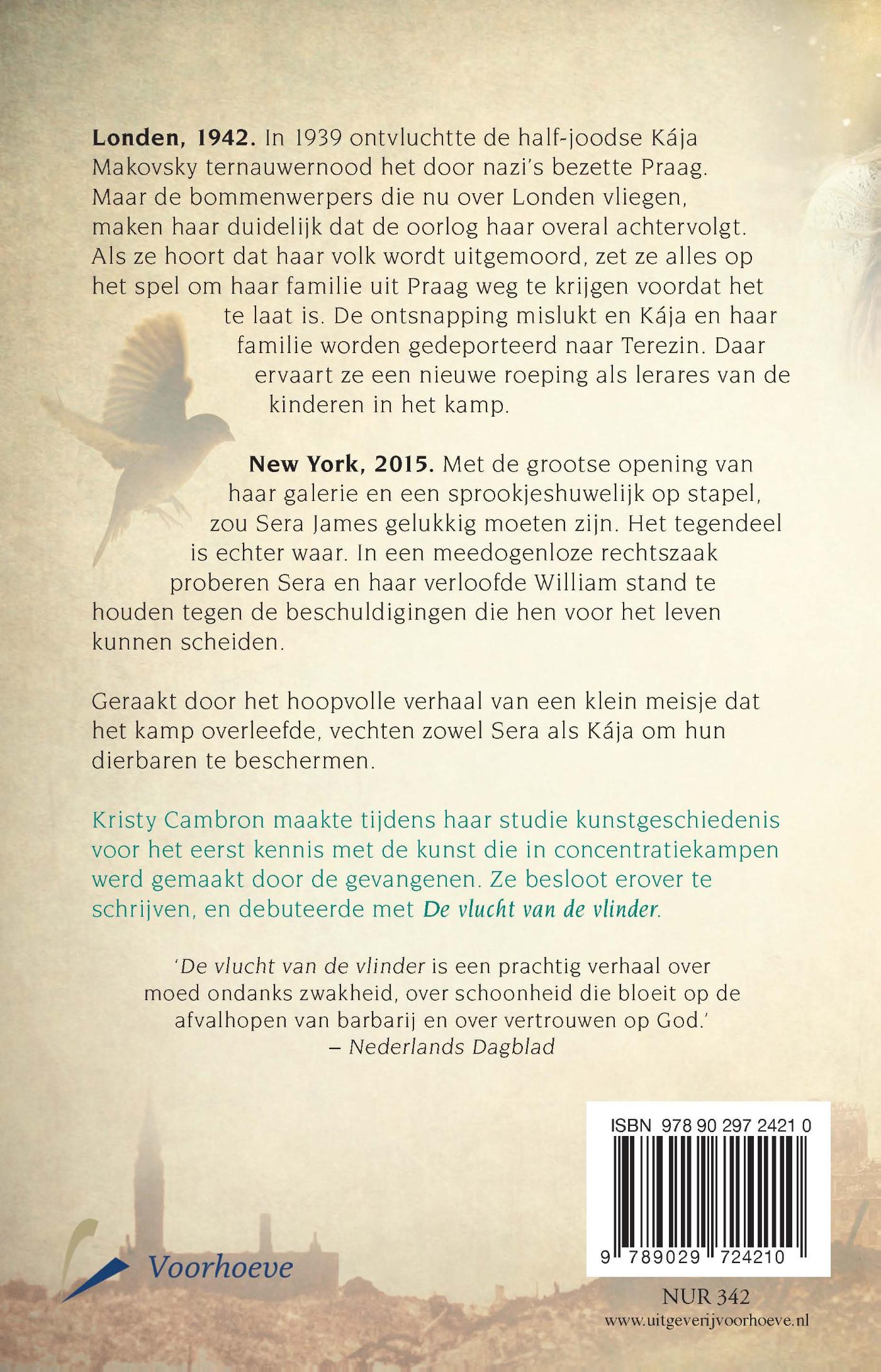 Achterkant van Geen musje zal vallen